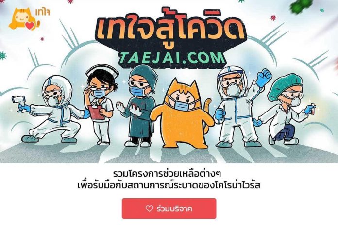 ภาพเทใจสู้โควิด