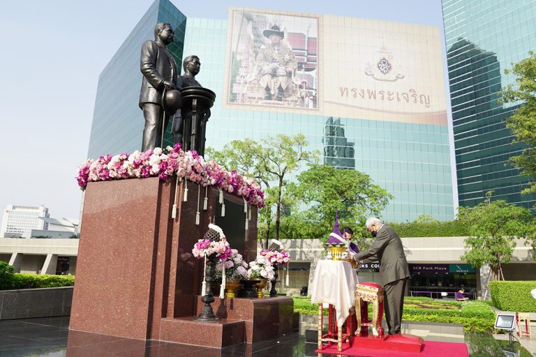 ธนาคารไทยพาณิชย์ทำบุญครบรอบ 114 ปี แห่งการก่อตั้งธนาคารไทยแห่งแรก