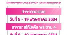 ธ.ออมสิน แจ้งปิด 2 สาขา ในพื้นที่เขตคลองเตย