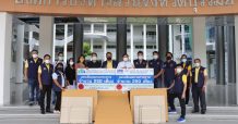 NER และ APM มอบเตียงสนามกระดาษ 500 เตียง