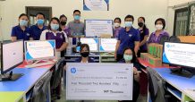 มูลนิธิ EDF มอบชุดคอมพิวเตอร์และอุปกรณ์ไอซีทีสนับสนุนโดยมูลนิธิเอชพี และเอชพี อิงค์ (ประเทศไทย) ให้โรงเรียน