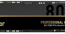 Lexar เปิดตัวอุปกรณ์เก็บข้อมูลระดับมืออาชีพ Lexar Professional NM800 M.2 2280 PCIe Gen4x4 NVMe SSD