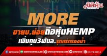 MORE ขายบ.ย่อยถือหุ้นHEMP เพิ่มทุน3พันล.รุกแร่กรองน้ำ