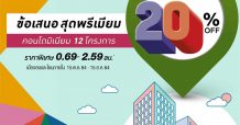“ควอลิตี้เฮ้าส์” เปิดตัวแคมเปญ “Miracle Deal 20%OFF ข้อเสนอสุดพรีเมียม”มอบส่วนลด กับ 12 โครงการคอนโดพร้อมอยู่