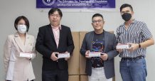 EDF รับมอบชุดตรวจโควิด-19 เพื่อส่งต่อให้นักเรียนไทยที่ด้อยโอกาส