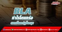 BLA กำไรโตแกร่ง ดอกเบี้ยสหรัฐขึ้นหนุน
