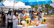 SISB สาขาระยอง ได้ฤกษ์ลงเสาเข็มก่อสร้างอาคารเรียน