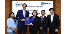 ควอนตัม เอสพีที ลงนามในสัญญาซื้อขายที่ดิน ณ นิคมอุตสาหกรรมดับบลิวเอชเอ ระยอง 36 เพื่อขยายธุรกิจในภูมิภาค