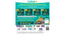 “โลตัส” (Lotus’s) เคาะดอกเบี้ยหุ้นกู้ 4 รุ่น อายุไม่เกิน 7 ปี ชูอัตราดอกเบี้ยสุดท้าย 2.81% – 4.00% ต่อปี ชำระดอกเบี้ยทุก 6 เดือน พร้อมเสนอขายผู้ลงทุนรายใหญ่ ผ่าน 8 สถาบันการเงิน จองซื้อระหว่างวันที่ 17-19 ต.ค.65