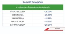TOP GAINER DW13
