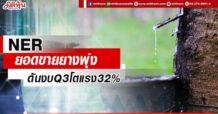 NER ยอดขายยางพุ่ง ดันงบQ3โต32%