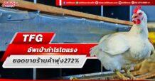 TFG อัพเป้ากำไรโตแรง ยอดขายร้านค้าพุ่ง272%