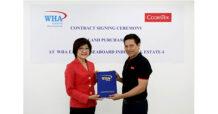 WHA โคร์สเทก แอดวานซ์ แมททีเรียลส์ (ประเทศไทย) ลงนามในสัญญาซื้อขายที่ดิน กับดับบลิวเอชเอ อินดัสเตรียล ดีเวลลอปเมนท์ เพื่อขยายฐานการผลิต ในนิคมอุตสาหกรรมดับบลิวเอชเอ อีสเทิร์นซีบอร์ด 4