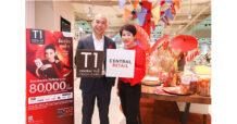 บัตรเครดิต เซ็นทรัล เดอะวัน ร่วมกับเซ็นทรัล รีเทล จัดโปรสุดปังฉลองตรุษจีน รับคะแนนเดอะวันสูงสุด 80,000 คะแนน