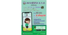 ธ.ก.ส. เปิดรับฝากสลากดิจิทัล ธ.ก.ส. ฝาก 50 บาท ลุ้น 5 ล้านบาท ได้ออม ลุ้นโชครับปีใหม่ 2566