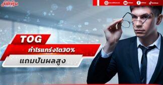 TOG กำไรแกร่งโต30% แถมปันผลสูง
